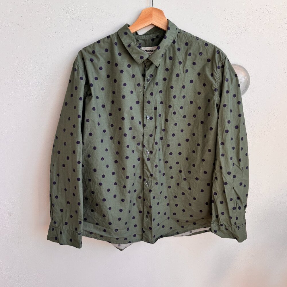 Caron Callahan Alice Shirt – Sage Dot – Size XL - Picture 7 of 9